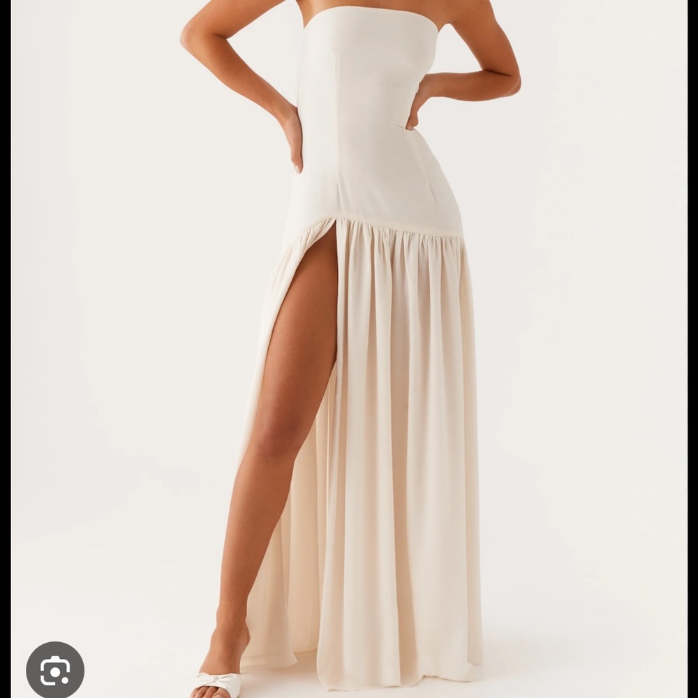 Peppermayo Eden Strapless Maxi Dress